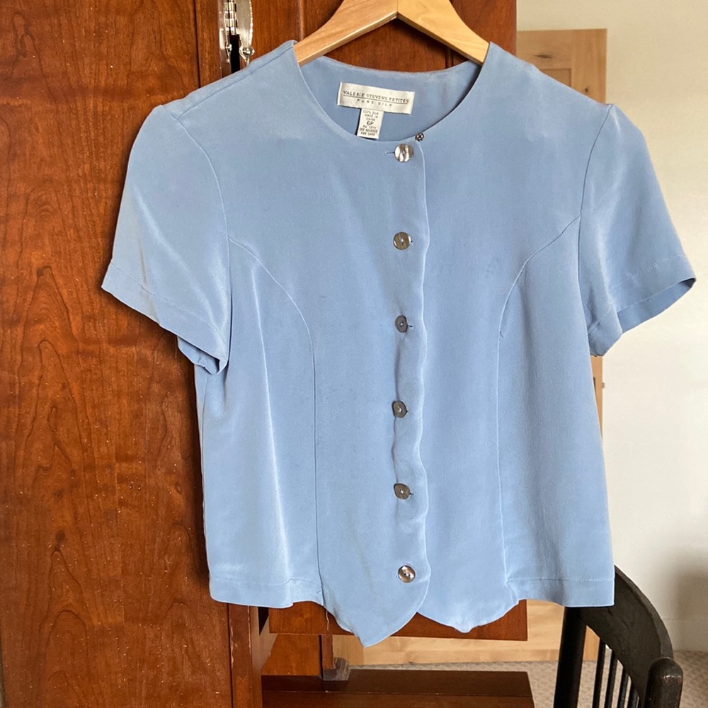 Valerie Stevens Petite Business Casual Blouse